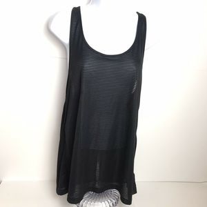 Gap Fit Striped Athletic Stretchy Tank